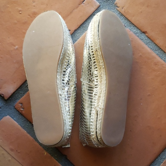 Steve Madden Gold snake print espadrilles - Picture 6 of 8